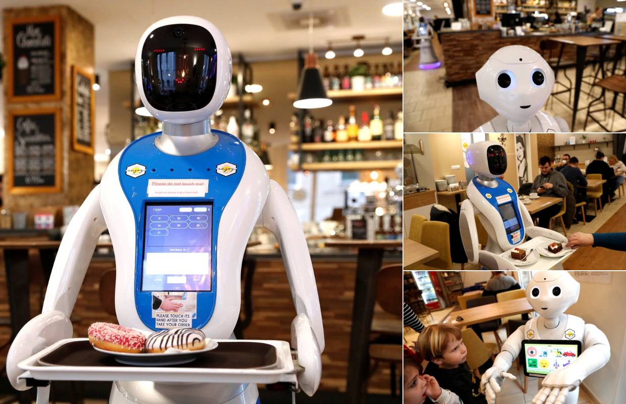 Budimpešta: U kafiću roboti donose kavu i zabavljaju goste