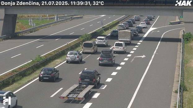 FOTO Zagužvalo se na A1 u oba smjera: Stvaraju se veće kolone