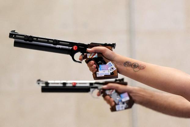 Shooting - 10m Air Pistol Mixed Team Gold Medal