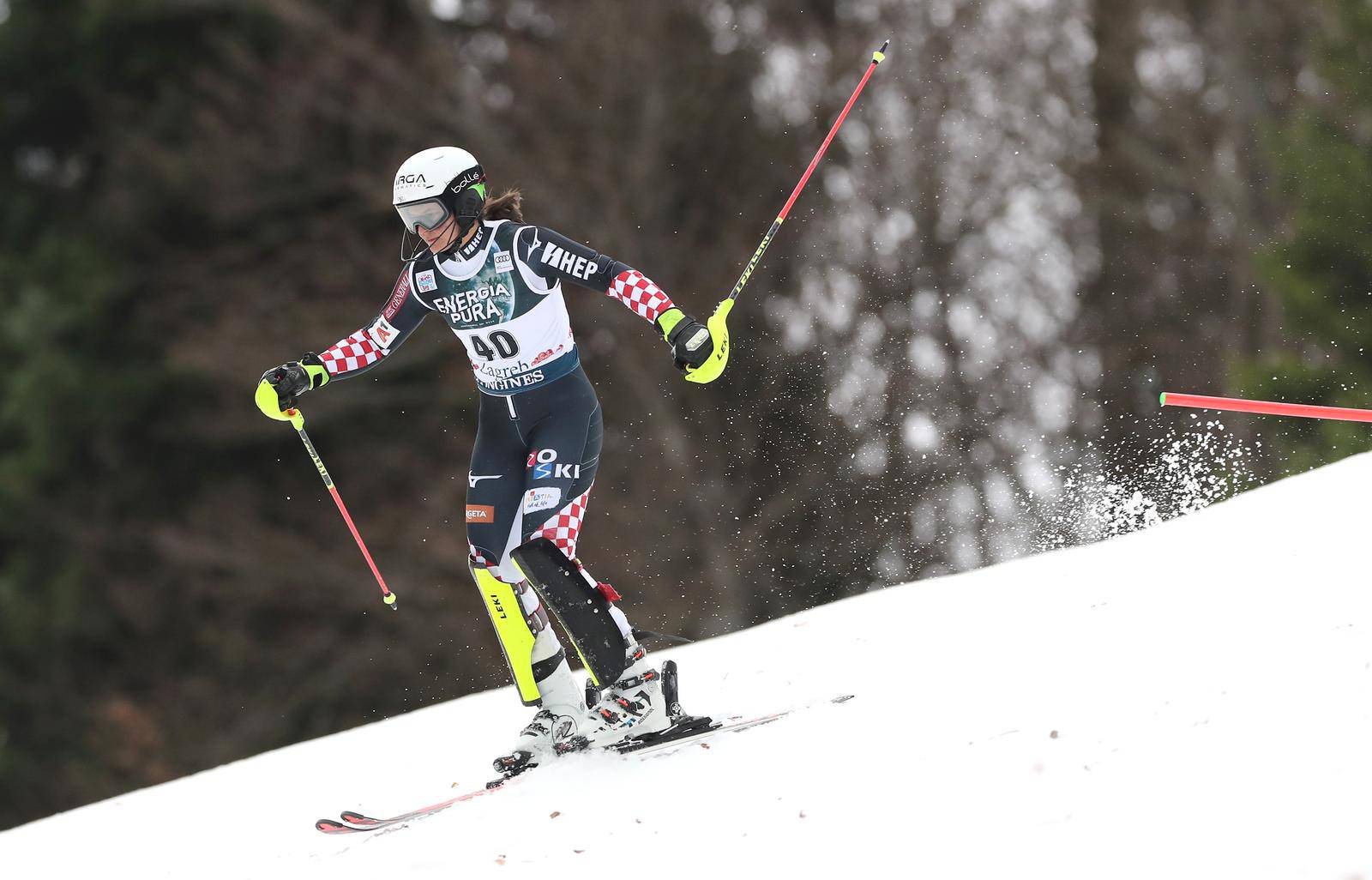 Zagreb: Prva vožnja ženskog slaloma Audi FIS Svjetskog skijaškog kupa