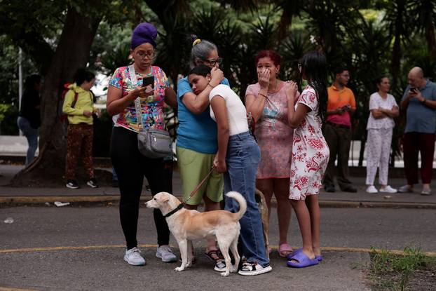 Aftermath of an earthquake in Caracas