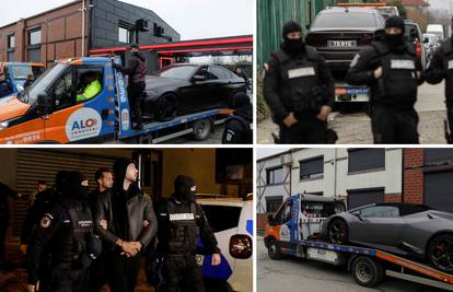 Policija u Rumunjskoj nastavila sa zapljenom skupocjenih automobila Andrewa Tatea...