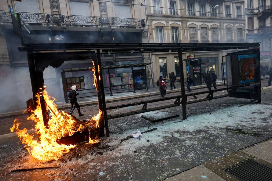 Nationwide protests in France against the cost of living
