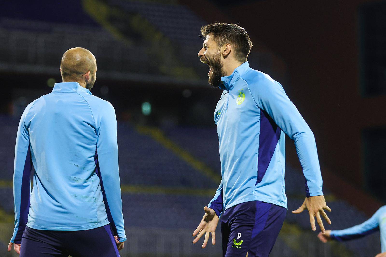 Zagreb: Trening GNK Dinamo uoči 2. kola UEFA Lige prvaka protiv FC Monaco