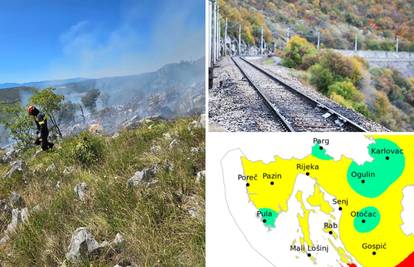 Zataškani slučaj: Vatrogasci su palili uz prugu za HŽ, jedan slomio nogu, vatra im pobjegla