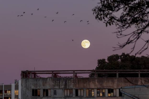 Zadar: Puni mjesec nad Zadrom