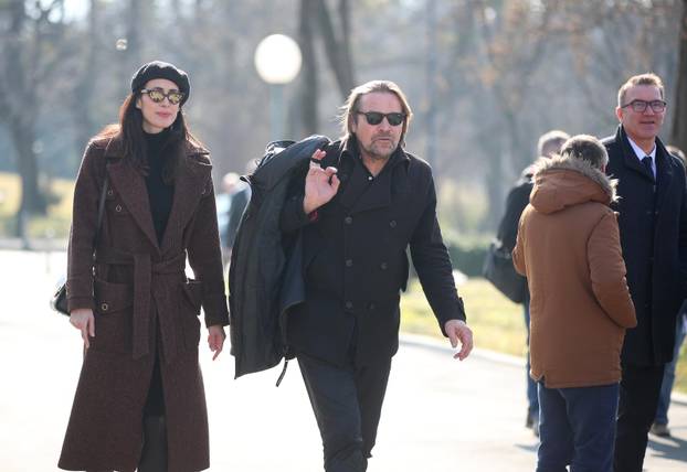 Zagreb: Odavanje počasti Miroslavu Ćiri Blaževiću na Mirogoju