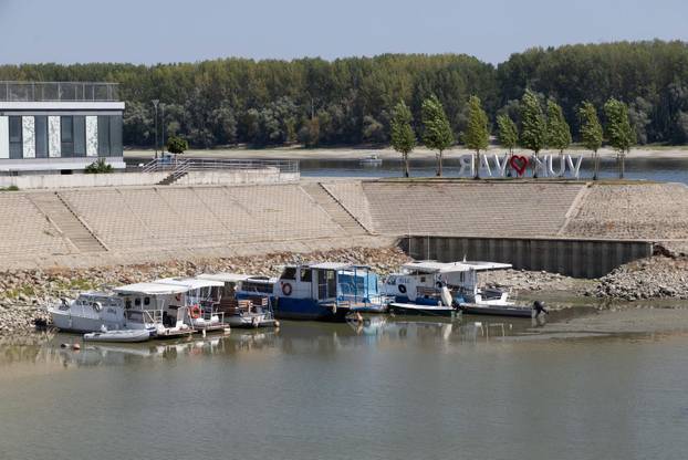 Vukovar: Niski vodostaj Vuke