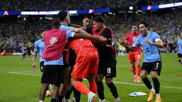 Soccer: Copa America-Quarterfinal-Uruguay vs Brazil