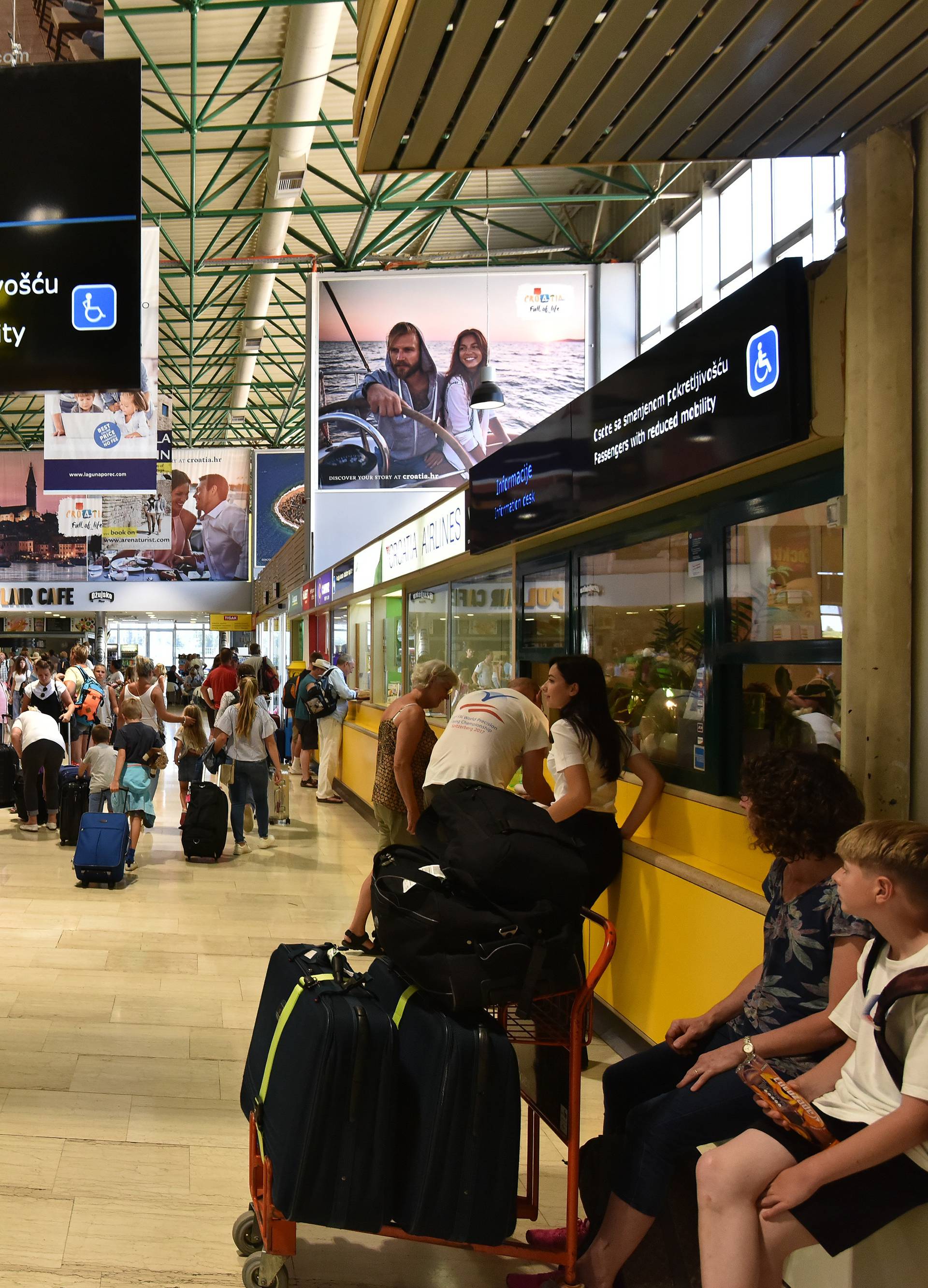 Zračna luka Pula će prvi put dočekati 500-tisućitog putnika