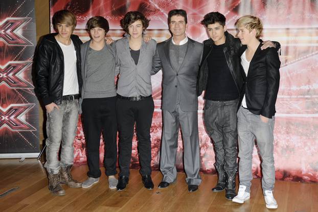 X-Factor photocall held at The Connaught hotel in London, UK