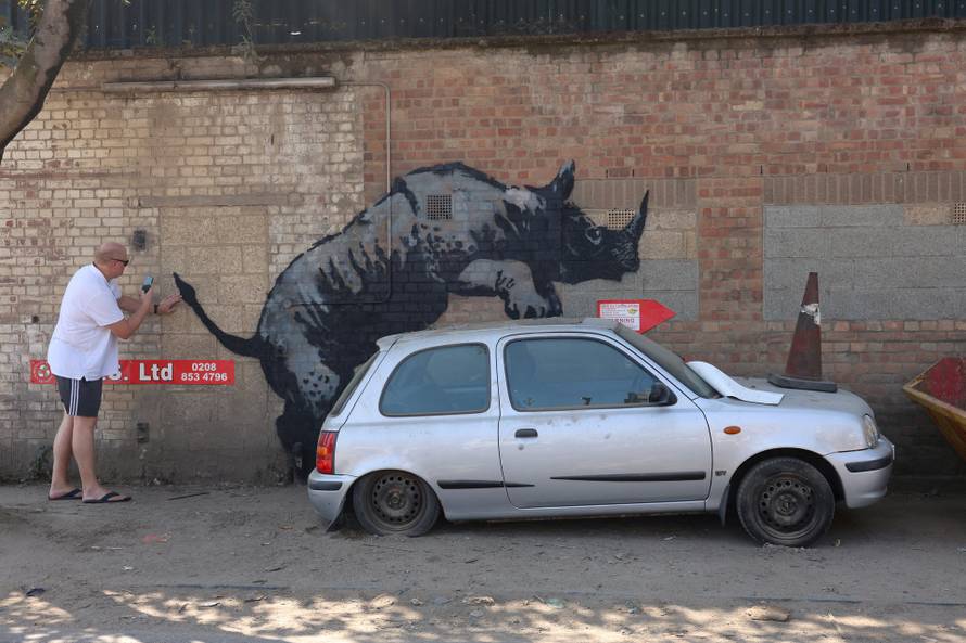 New artwork by Banksy in London