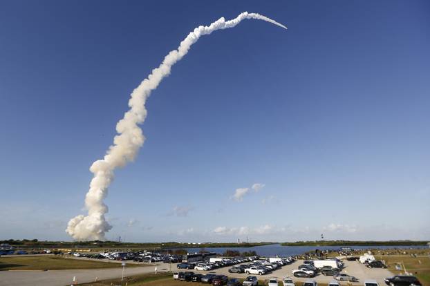 NASA's Artemis II mission to fly by the moon lifts off from the Kennedy Space Center in Cape Canaveral, Florida, U.S.