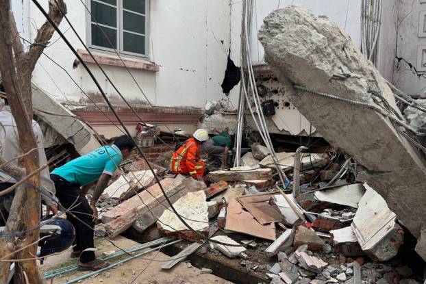 APTOPIX Myanmar Earthquake