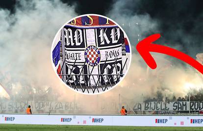 HNS prihvatio žalbu Hajduka zbog kazne za ovaj transparent. Traži novo očitovanje Klakočera