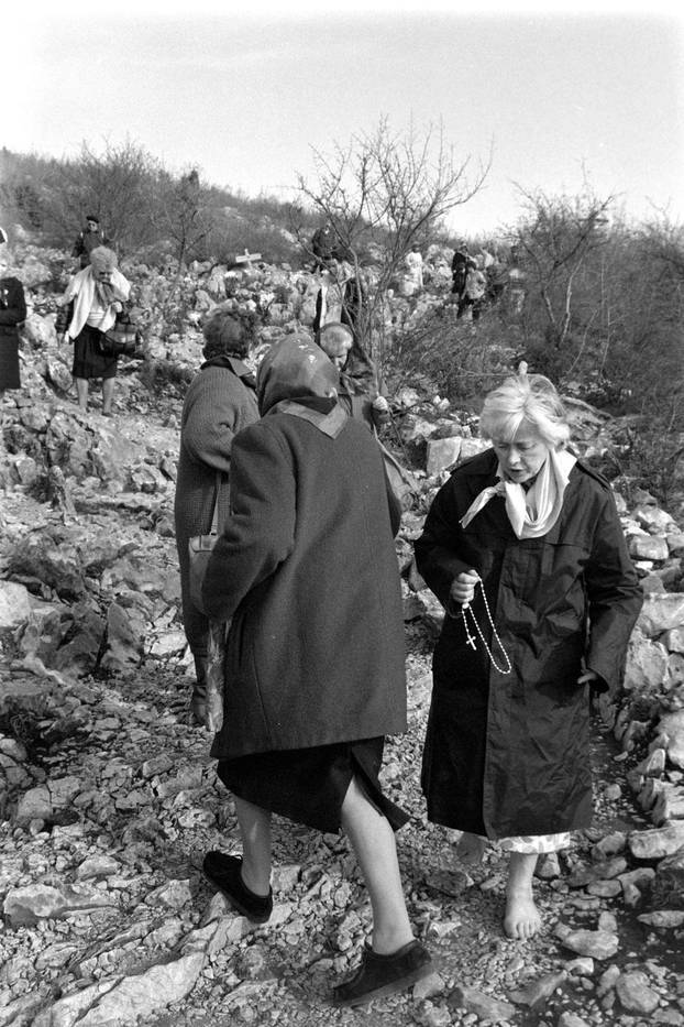 Podbrdo, mjesto ukazanja Gospe u Međugorju, 27.1.1991.