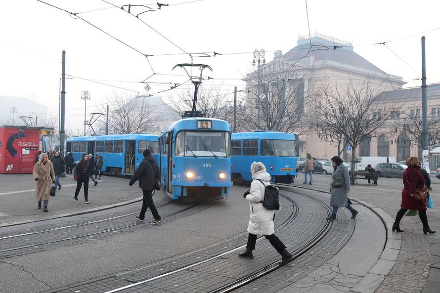 Zagreb: Zbog nestanka struje zastoji u tramvajskom prometu