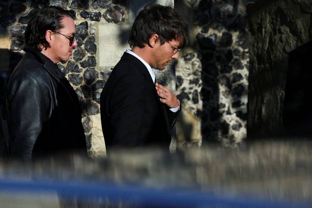Funeral of former One Direction singer Liam Payne in Amersham, near London