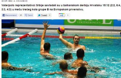 Srpski mediji o utakmici EP-a: Pobijedili smo 'prljave' Hrvate