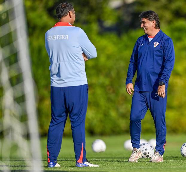 Zagreb: Trening nogometaša hrvatske nogometne reprezetacije