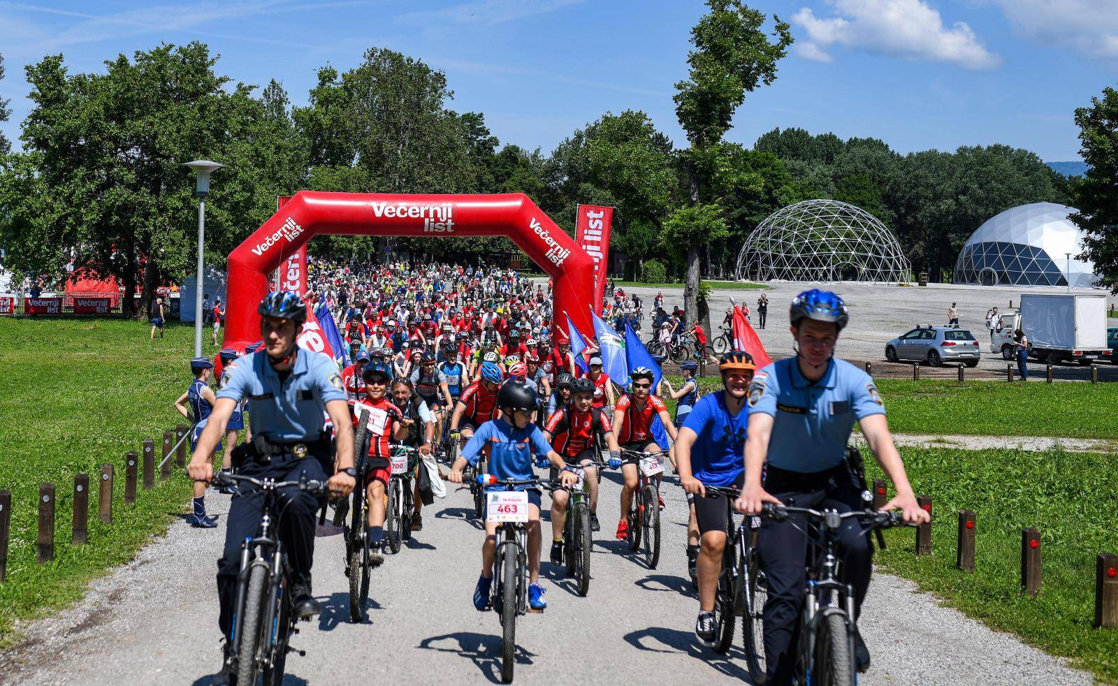 Završila je 39. Večernjakova biciklijada: Nakon pedaliranja započeo je tulum na Bundeku