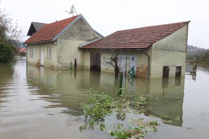 Poplavljeni Brodarci uz rijeku Kupu, ljudi spašavaju životinje