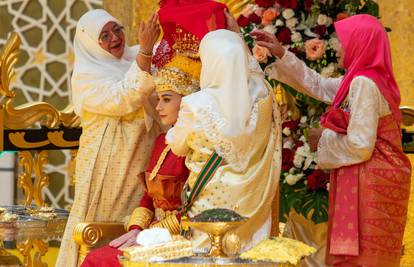 Sestra ljepotice hrvatskih korijena pokazala nove fotke s raskošne svadbe na Brunejima