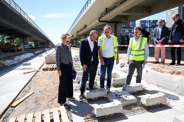 Zagreb: Tomašević obišao radove na proširenju tramvajske zone u Sarajevskoj