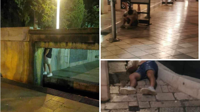 FOTO Počela sezona povraćanja i uriniranja po Splitu: 'Bajno je sve, kao što vidite na slikama'