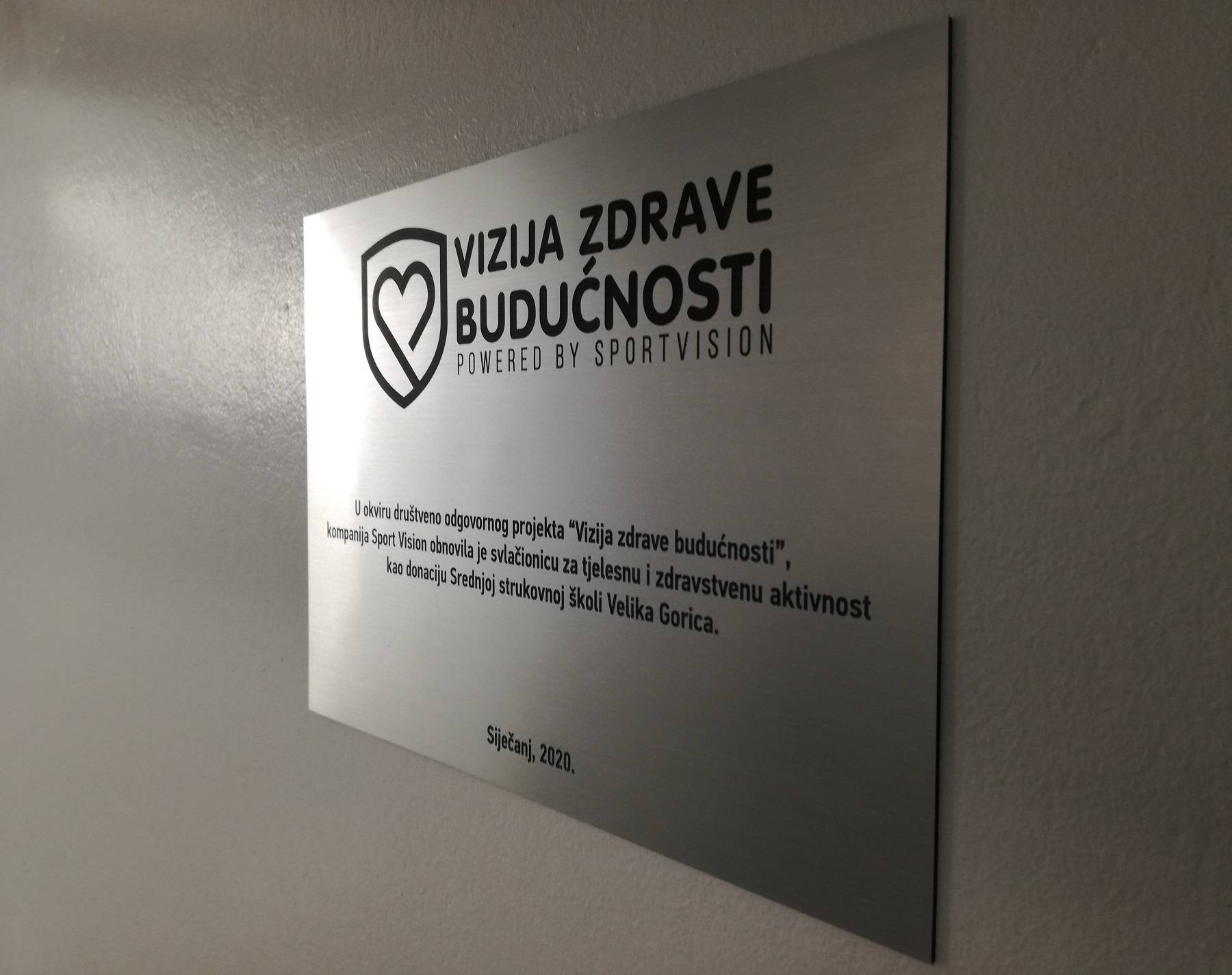 Sport Vision: donacija strukovnoj školi u Velikoj Gorici