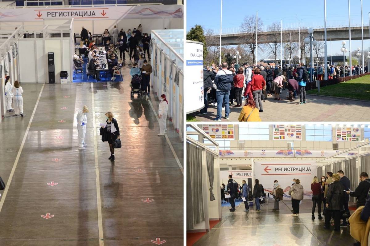 U Beograd na cijepljenje stižu ljudi iz cijele regije: 'Čekam čak pet sati, ali ovo je velik dan'