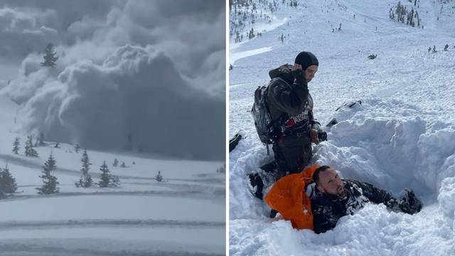VIDEO Braća su snimila trenutak kad ih je zatrpala lavina snijega