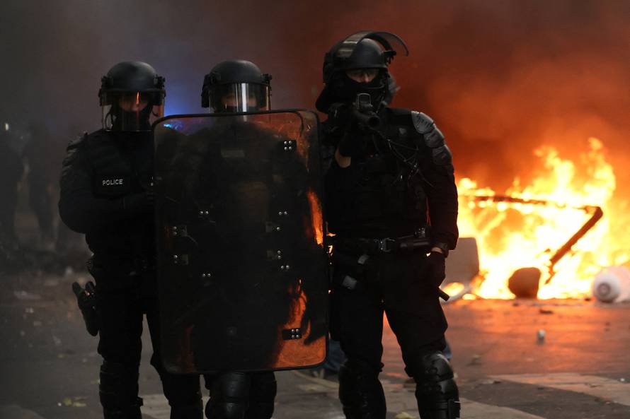 Nationwide protests in France against the cost of living