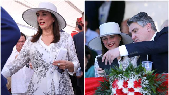 Sanja Musić Milanović zasjala u bijeloj odjevnoj kombinaciji, pa snimila selfie s predsjednikom