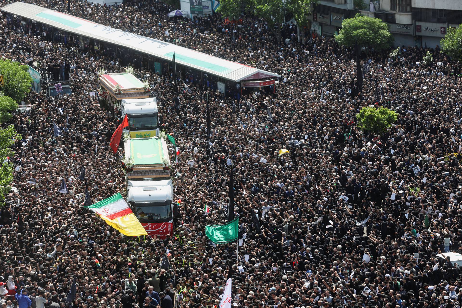 Funeral for Iran's President Raisi and other victims of the helicopter crash, in Tehran