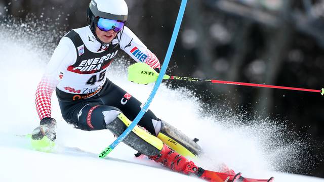 Zagreb: Hrvatski skijaÅ¡i u drugoj voÅ¾nji muÅ¡kog slaloma Snow Queen Trophy 2019.