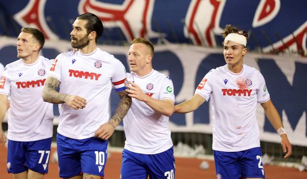 Split: Hajduk i Rijeka susreli se u utakmici 20. kola HNL-a 