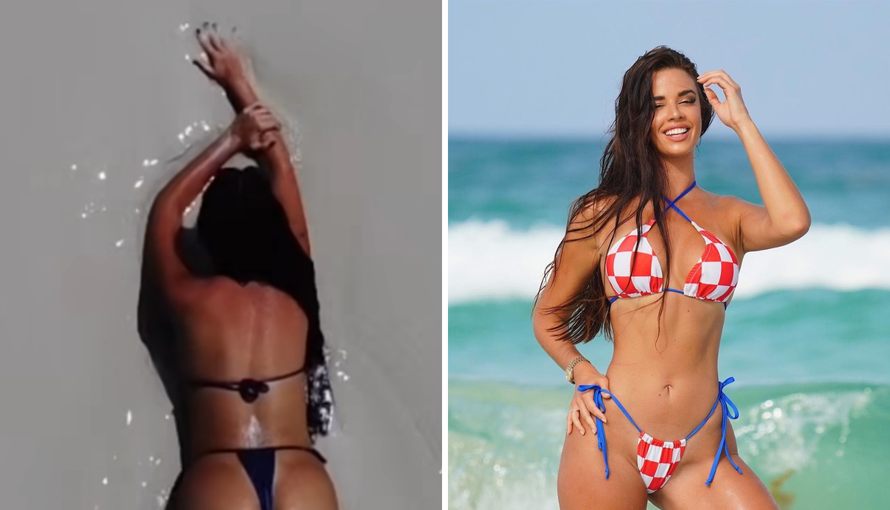 Netko je dronom snimao Ivanu Knoll u plićaku, u komentarima ga napali: 'Pa kako to letiš?'