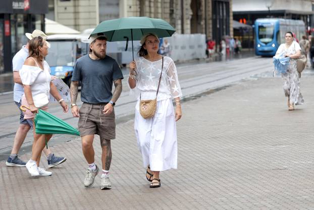 Ljetna kiša u Zagrebu