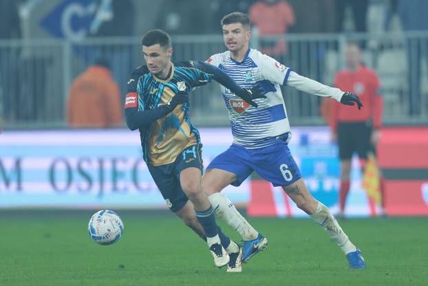 Osijek i Rijeka sastali se u 22. kolu SuperSport HNL-a