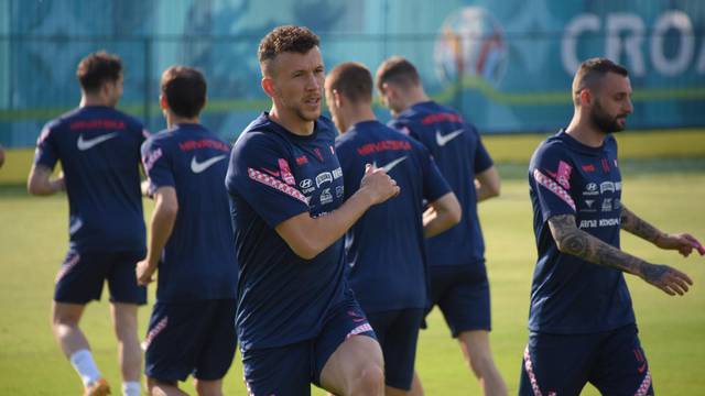 Popodnevni trening hrvatske nogometne reprezentacije u Rovinju