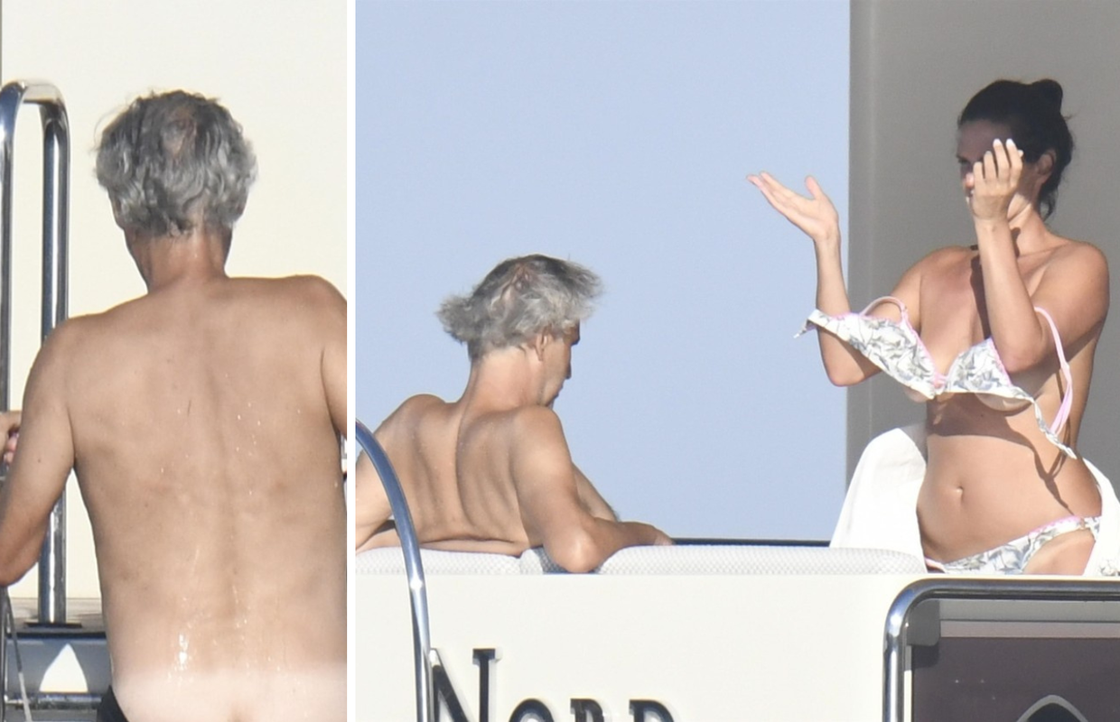 Bocelli i njegova 25 godina mlađa supruga uhvaćeni su u nezgodnom trenutku na jahti