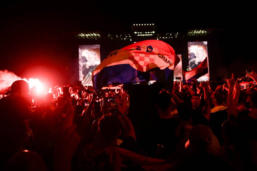 Veliki koncert Marka Perkovića Thompsona u Sinju