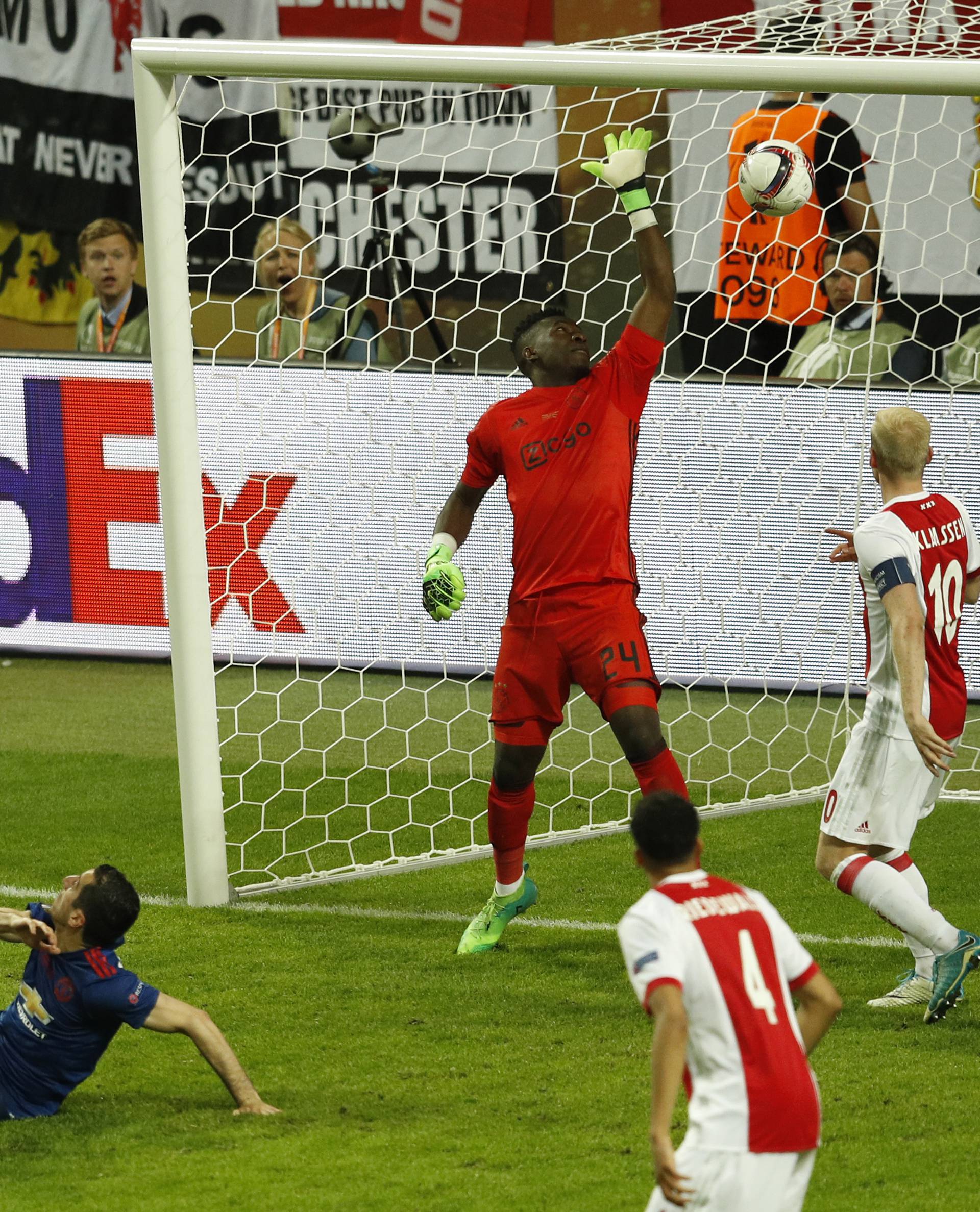 Manchester United's Henrikh Mkhitaryan scores their second goal