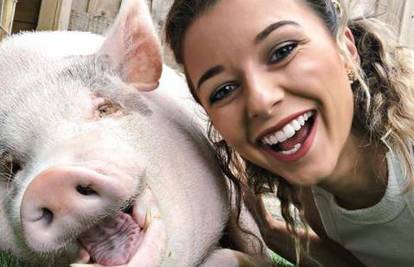 Influencerica živi sa svinjom od 80 kg: 'Milo mi je poput sina'