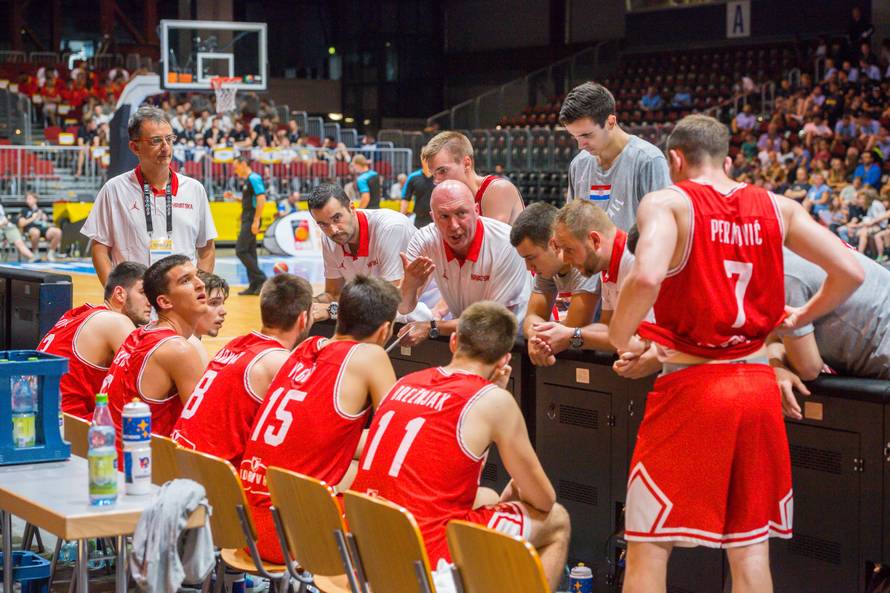 GER, Basketball EM 2018 U20 MÃ¤nner/Maenner in Chemnitz, Finale Israel vs. Kroatien