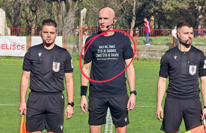 FOTO Hrvatski sudac iskazao nezadovoljstvo stranim sucima: 'Ako ne znaš što je dobro...'