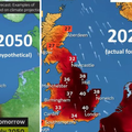 Pogledajte slike: Zabrinjavajuća projekcija temperatura 2050. koja se ostvaraju već ovih dana