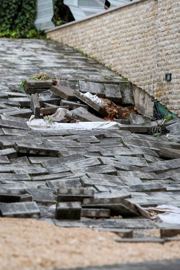 Kozino: Oštećen prilazni put koji vodi do luksuznih vila u vlasništvu Luke Modrića 