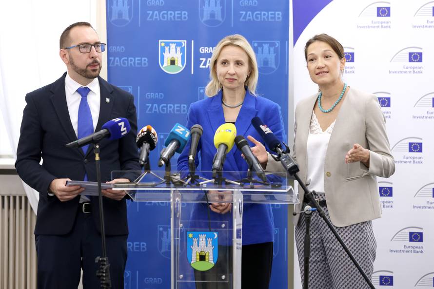 Zagreb: Potpisan ugovor o zajmu grada Zagreba s Europskom investicijskom bankom
